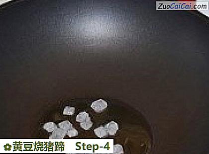 黄豆烧猪蹄做法第四步骤