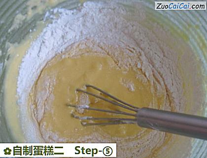 自制蛋糕二做法第五步骤