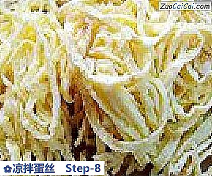凉拌蛋丝做法第八步骤