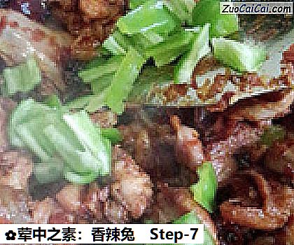 荤中之素：香辣兔做法第七步骤