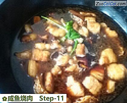 咸鱼烧肉做法第十一步骤