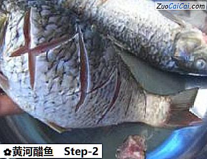 黄河醋鱼做法第二步骤