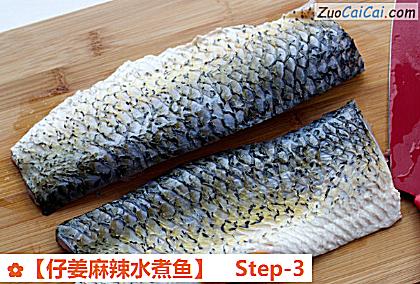 ［仔姜麻辣水煮鱼］做法第三步骤