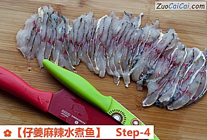 ［仔姜麻辣水煮鱼］做法第四步骤