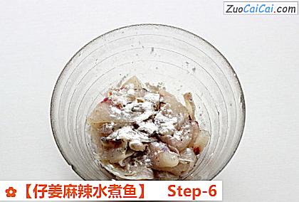 ［仔姜麻辣水煮鱼］做法第六步骤