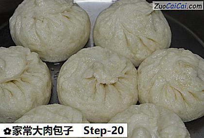 家常大肉包子做法第二十步骤