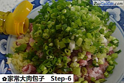 家常大肉包子做法第六步骤