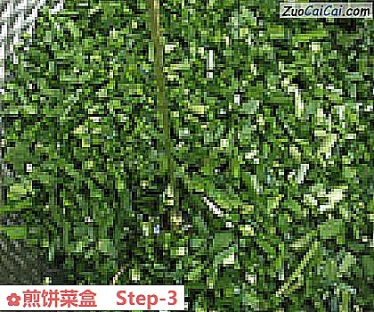 煎饼菜盒做法第三步骤