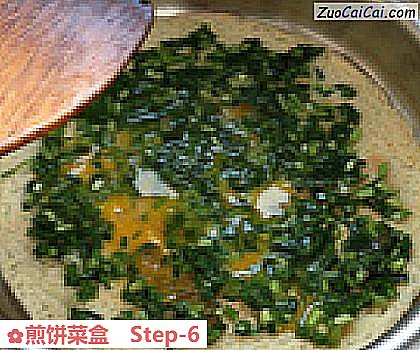 煎饼菜盒做法第六步骤
