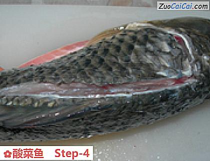酸菜鱼做法第四步骤