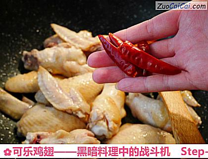 可乐鸡翅做法第三步骤