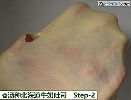 汤种北海道牛奶吐司做法第二步骤