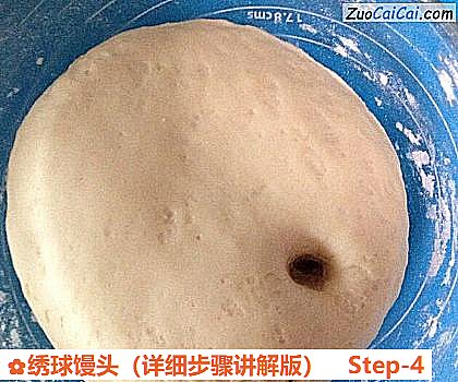 绣球馒头做法第四步骤