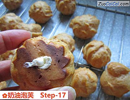 奶油泡芙做法第十七步骤
