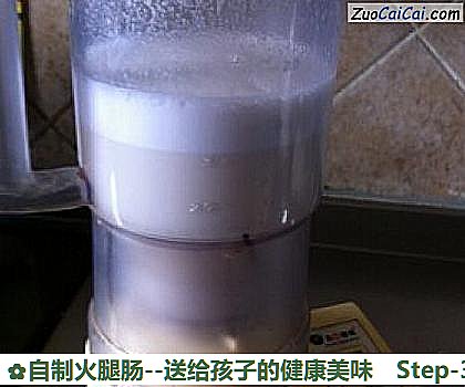 自制火腿肠做法第三步骤