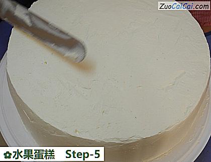 水果蛋糕做法第五步骤