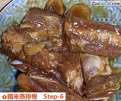 糯米蒸排骨做法第六步骤