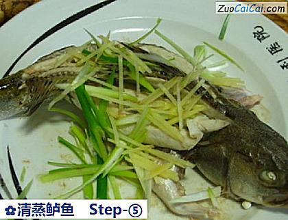 清蒸鲈鱼做法第五步骤