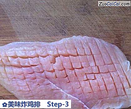 美味炸鸡排做法第三步骤