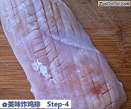 美味炸鸡排做法第四步骤