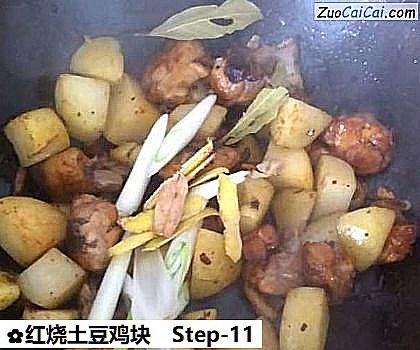 红烧土豆鸡块做法第十一步骤