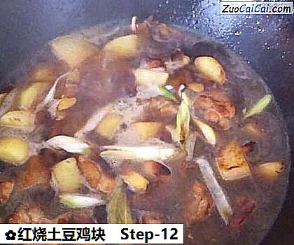 红烧土豆鸡块做法第十二步骤