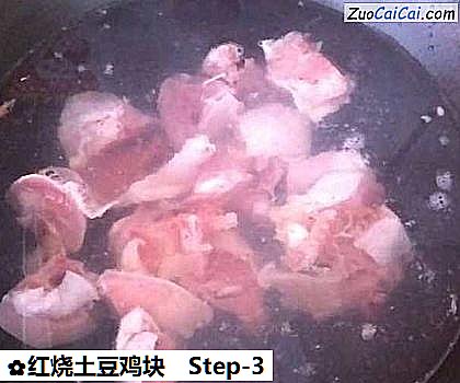 红烧土豆鸡块做法第三步骤