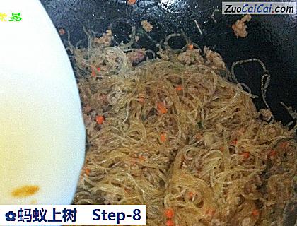 蚂蚁上树做法第八步骤