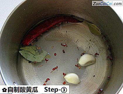 自制酸黄瓜做法第三步骤