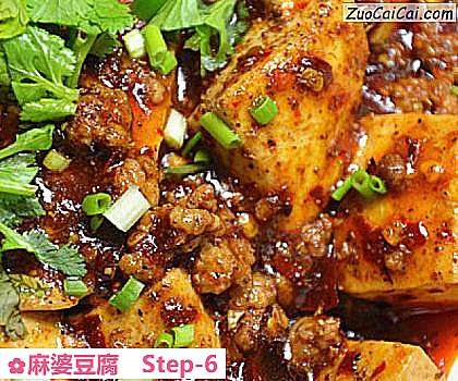 麻婆豆腐做法第六步骤