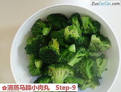 清蒸马蹄小肉丸做法第九步骤