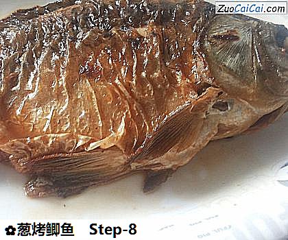 葱烤鲫鱼做法第八步骤
