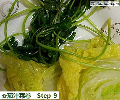 茄汁菜卷做法第九步骤