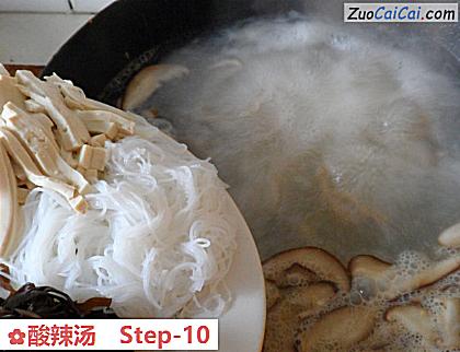 酸辣汤做法第十步骤