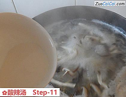 酸辣汤做法第十一步骤