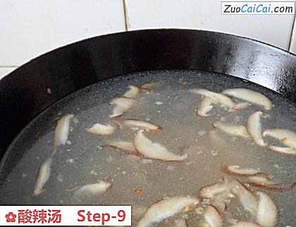 酸辣汤做法第九步骤