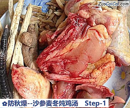 防秋燥-沙参麦冬炖鸡汤做法第一步骤