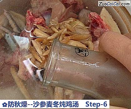 防秋燥-沙参麦冬炖鸡汤做法第六步骤