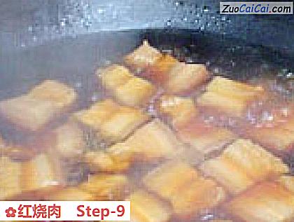 红烧肉做法第九步骤