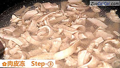 肉皮冻做法第三步骤