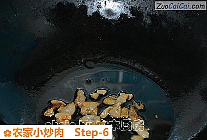 农家小炒肉做法第六步骤