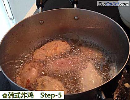 韩式炸鸡做法第五步骤