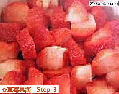 草莓果酱做法第三步骤