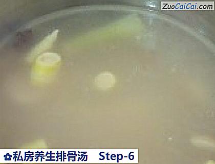 私房养生排骨汤做法第六步骤