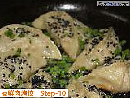鲜肉烤饺做法第十步骤