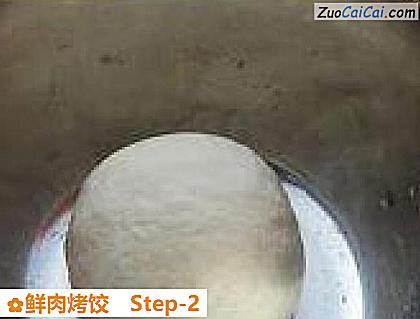 鲜肉烤饺做法第二步骤