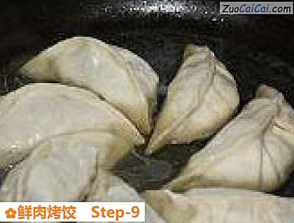 鲜肉烤饺做法第九步骤