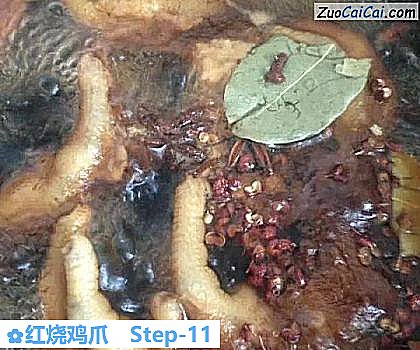 红烧鸡爪做法第十一步骤