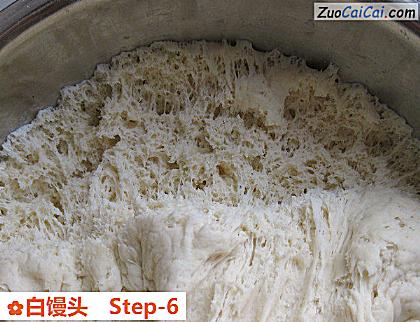 白馒头做法第六步骤