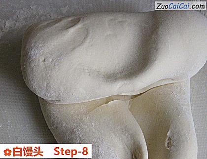 白馒头做法第八步骤